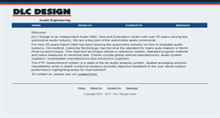 Desktop Screenshot of dlcdesignaudio.com